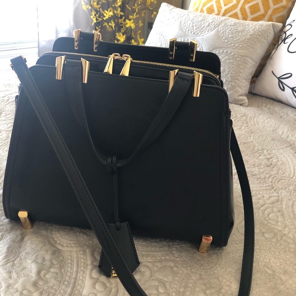 Zac Posen leather shoulder bag